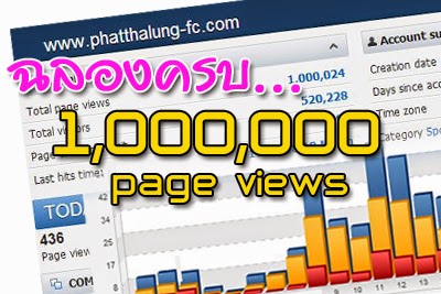 ฉลอง 1 ล้านวิว WEBSITE หางานพิเศษมาทำที่บ้าน เราเอางานมาแนะเพื่อนๆกันแล้วจร้า รูปที่ 1