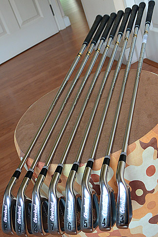 Cleveland TA7 Tour Action iron sets 3-PW ก้าน TrueTemper ActionLite R มี serial number สภาพ 90% รูปที่ 5