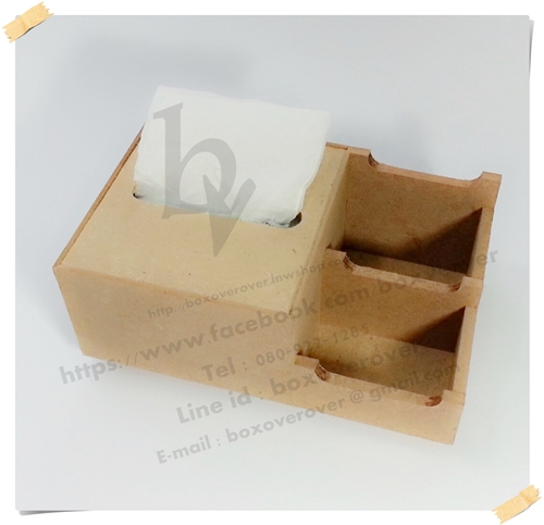 กล่องทิชชูขนาด 12x19.5x7.9cm สำหรับ Decoupage รูปที่ 4