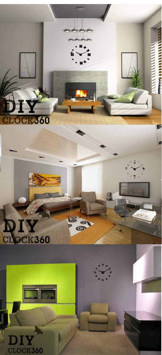 นาฬิกาติดผนัง DIY Clock 360 รูปที่ 4