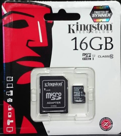 Memory Kingston Micro SD Class10-16GB รูปที่ 1