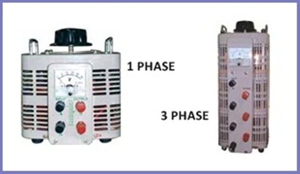 หม้อแปลงปรับแรงดันไฟฟ้าชนิดแกนหมุน (Variac) รูปที่ 1