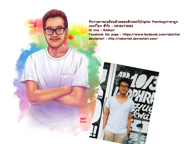 รับจ้างวาดภาพเหมือน สไตล์ใสๆ สำหรับเป็นของขวัญของฝากในโอกาสพิเศษ รูปที่ 6