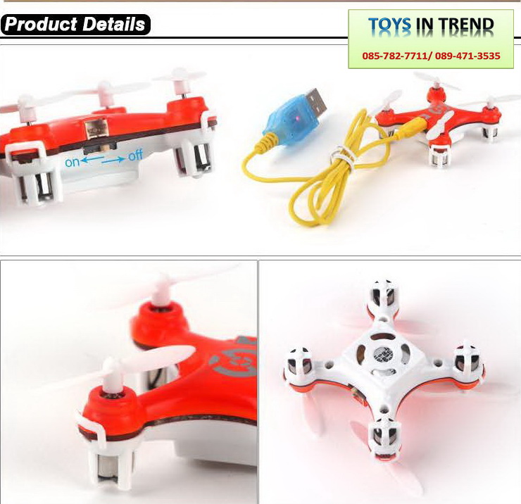 RC nano quadcopter มัลติโรเตอร์จิ๋ว CX-10 รูปที่ 7