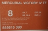 รูปย่อ รองเท้า 100 ปุ่ม NIKE MERCURIAL VICTORY IV TF - สีเขียว size UK-7 EUR-41 รูปที่1