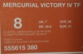 รองเท้า 100 ปุ่ม NIKE MERCURIAL VICTORY IV TF - สีเขียว size UK-7 EUR-41