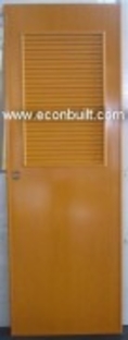ECONBUILT บานประตูไม้เทียม สามารถทาสีได้ โทร 081-4888155
