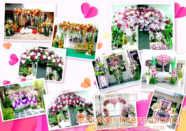 ดอกไม้ประดิษฐ์จากพลาสติก รูปที่ 6