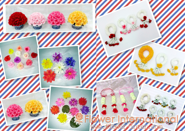 ดอกไม้ประดิษฐ์จากพลาสติก รูปที่ 5