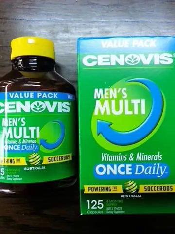 วิตรามิน Pre-order CENOVIS men-multivitamin 125 cap และ 62 ca รูปที่ 1