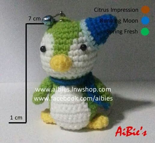 ตุ๊กตาน้ำหอมรถยนต์ น่ารัก งานถักโครเชต์ แฮนด์เมด --- by AiBie's รูปที่ 3