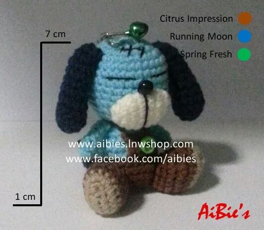 ตุ๊กตาน้ำหอมรถยนต์ น่ารัก งานถักโครเชต์ แฮนด์เมด --- by AiBie's รูปที่ 2