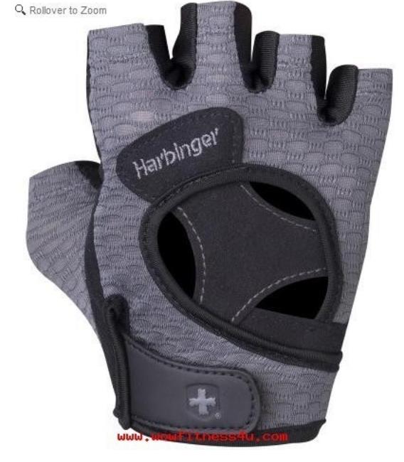 ST-126 Harbingerถุงมือฟิตเนส fitness ถุงมือกีฬา ถุงมือยกเวท HARBINGER Lifting Glove ถุงมือ Fitness Harbinger U S A รูปที่ 1