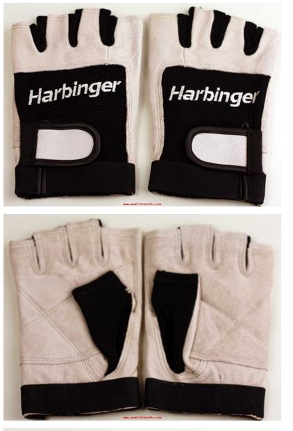 ST-66 ถุงมือฟิตเนส fitness ถุงมือกีฬา ถุงมือยกเวท HARBINGER Lifting Glove ถุงมือ Fitness Harbinger U S A(มีสินค้าพร้อม รูปที่ 1