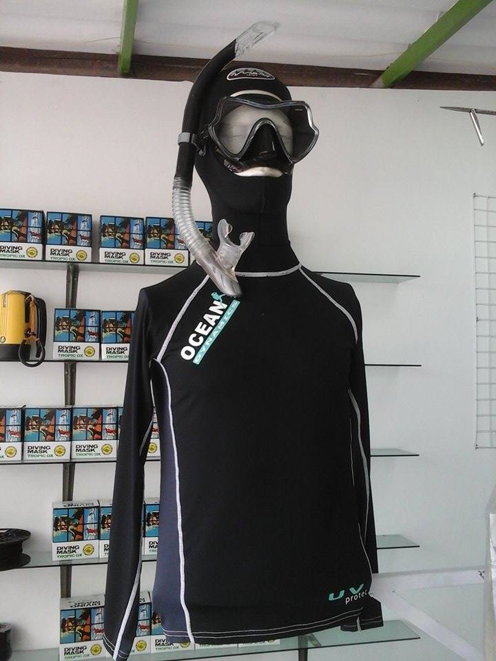 ขายเสื้อดำน้ำแขนยาวยี่ห้อ 0CEAN สีดำที่ร้าน thailandspeargun shop บน facebook รูปที่ 2