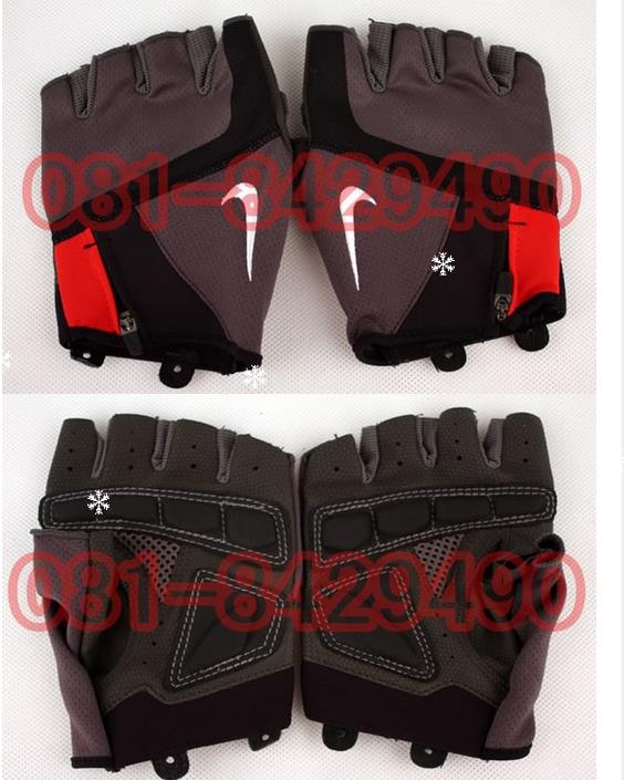 ถุงมือฟิตเนส ถุงมือกีฬา ถุงมือจักรยาน ถุงมือ NIKE Lifting Glove fitnessNK-06(มีสินค้าพร้อมส่งค่ะ) รูปที่ 1