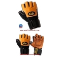 ถุงมือฟิตเนส fitness ถุงมือกีฬา ถุงมือยกเวท GoFit Gymworx Pro Leather Wrist Wrap Glove