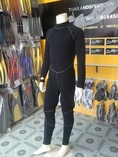 ขายเว็ทสูทดำน้ำ DEEPBLUE สีดำล้วนหนา 3 มม.แขนยาวขายาวมีซีปที่แขนและขาที่ร้าน thailandspeargun shop