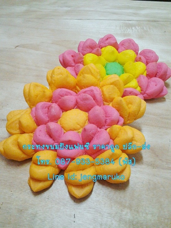 กระทงขนมปังแฟนซี สีสด ราคาถูก รูปที่ 4