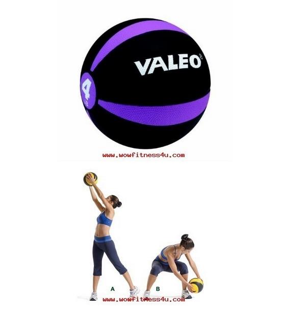 PR-522 VALEOmedicine ball บอลออกกำลังกายแบบมีน้ำหนัก -4lbs 1.9KG รูปที่ 1