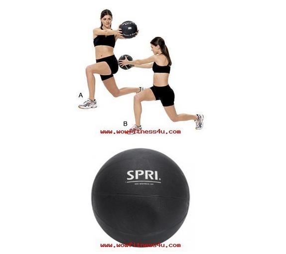 PR-526 SPRI medicine ball บอลออกกำลังกายแบบมีน้ำหนัก -10lbs 4.5KG รูปที่ 1