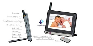 Baby monitor กล้องดูเด็ก จอ LCD ขนาด 7 นิ้ว ดูลูกได้ตลอดเวลา รูปที่ 1