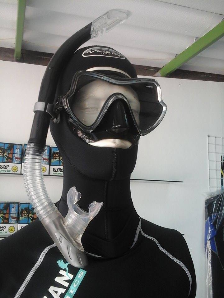 หน้ากากดำน้ำ(mask)และหมวกดำน้ำ(hood)ลูกค้าจากชุมแสงเข้ามาซื้อทีร้าน thailandspeargun shop รูปที่ 5