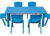รูปย่อ โต๊ะนักเรียน 6 ที่นั่ง โครงเหล็กผิวหน้าพลาสติกPPEเคลือบกันรอย ลดพิเศษ รูปที่3