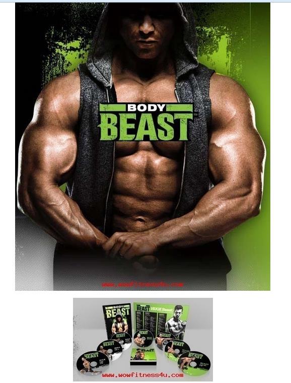 DVDสำหรับเล่นกล้ามโชว์ความแข็งแรงของกล้ามเนื้อของBody Beast 8DVD PR-324 รูปที่ 1