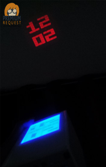 นาฬิกาปลุกดิจิตอล,นาฬิกาส่องเพดาน (HighStar Projector LED Clock) รูปที่ 3