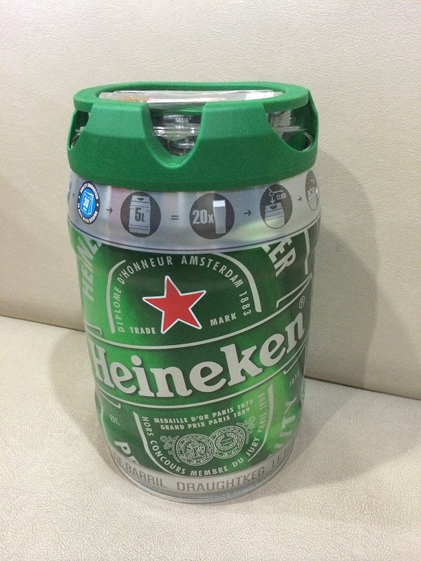 เบียร์ ไฮเนเก้น Heineken ถัง 5 ลิตร รูปที่ 1