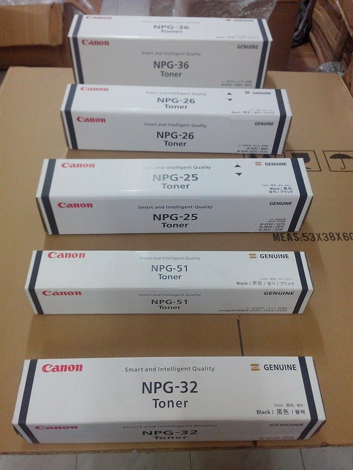 ผงหมึกเครื่องถ่ายเอกสาร Canon แท้หลากหลายรุ่น รูปที่ 1