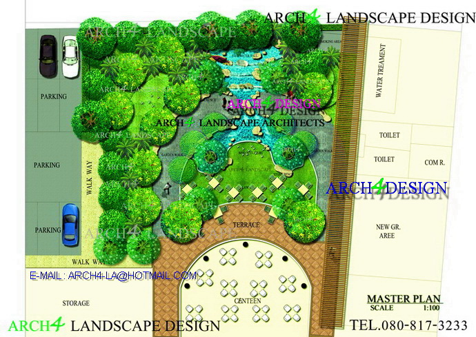 รับออกแบบสวน,ออกแบบน้ำตก-น้ำพุ,ออกแบบResort,สวนSPA,ออกแบบวางผังโครงการ,รับจัดสวน,ARCH4 DESIGN (ASIA),โทร.080-817-3233 รูปที่ 3