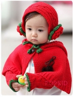 หมวกเด็กไหมพรมกันหนาว รูปที่ 6