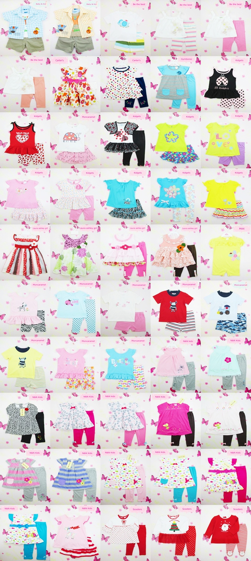 ส่งเสื้อผ้าเด็ก Carters Gymboree Laura-ashley ราคาถูก รูปที่ 1