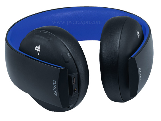 PlayStation Gold Wireless Stereo Headset for PlayStation 3 and PlayStation 4 (Black Color) รูปที่ 4