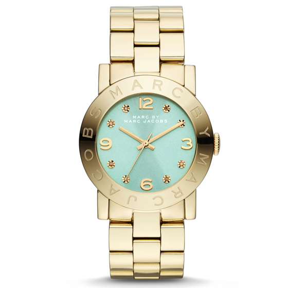 Marc By Marc Jacobs MBM3301 Gold Tone Green Dial Watch รูปที่ 1