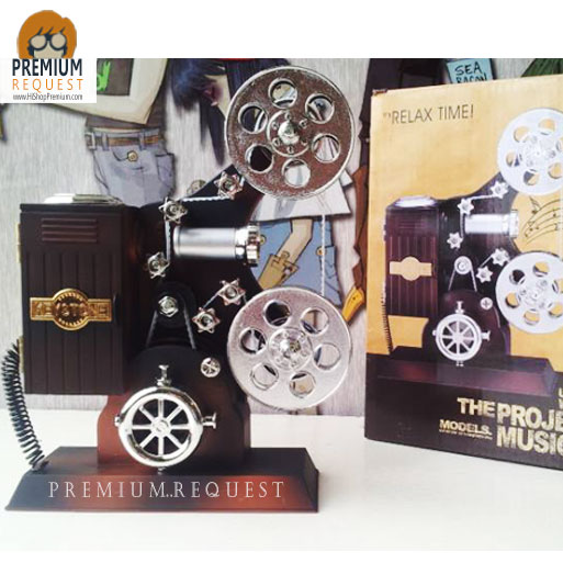 >>>กล่องดนตรีเครื่องฉายหนัง,(Mini Film Projector Music box)<<< รูปที่ 1