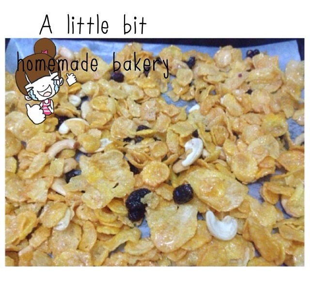 ขนมอบกรอบcornflake caramelหวานพอดี อร่อยชัวร์ รูปที่ 4