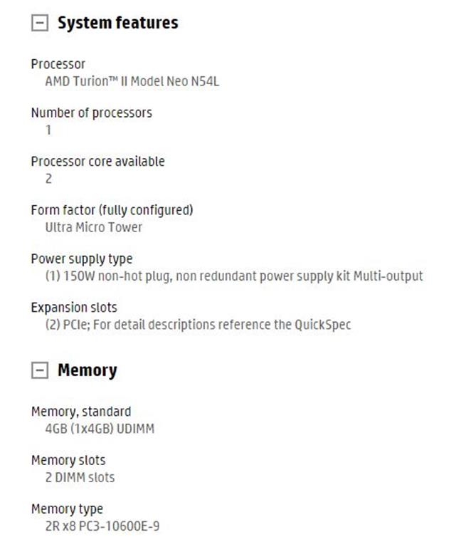 HP proliant microserver g7 n40l รูปที่ 7