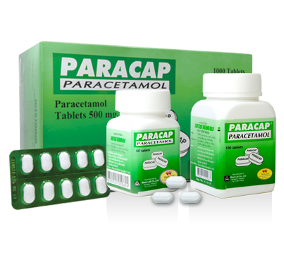 Paracetamol 500 PARACAP รูปที่ 1