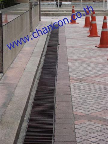 พระราม2 ท่าข้าม36ตะแกรงน้ำล้นไฟเบอร์กล๊าสผสมเรซิ่น Galvanized steel ตะแกรงเหล็ก ดักขยะ perforated walkway ฝาบ่อเหล็กหล่อ รูปที่ 3