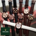 นาฬิกาข้อมือ Rolex สายหนัง  (เกรดงานพรีเมี่ยม)  งานสวยทุกจุด