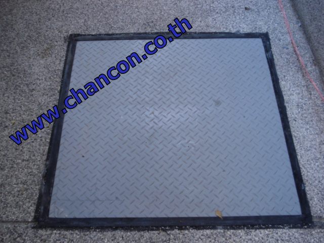 2tgโรงงานผลิต ราคา ตะแกรงเหล็ก ตะแกรงไฟเบอร์กล๊าส ฝาบ่อเหล็กหล่อ steel frp plastic grating manhole cover7 รูปที่ 3