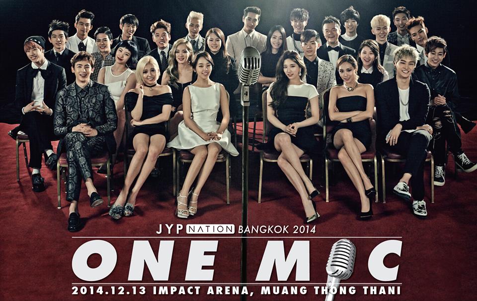 ขายบัตรคอนเสิร์ต JYP NATION BANGKOK 2014 (ONE MIC) รูปที่ 3