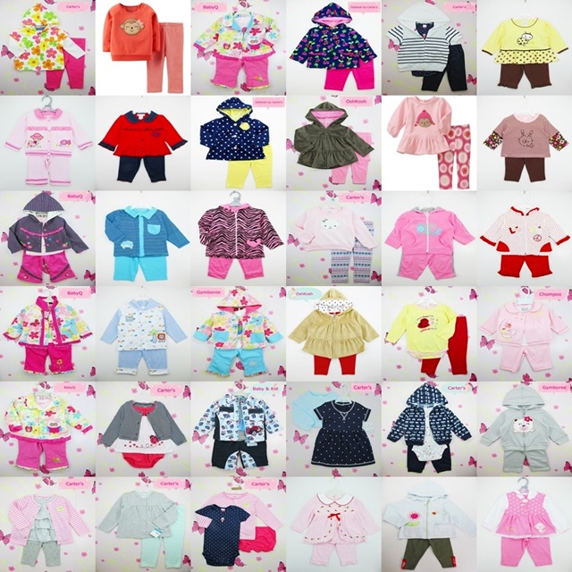 ขายส่งเสื้อผ้าเด็กCarters-BabyQ-Nannette-Oshkoshและงานในเครือ-เซ็ทกันหนาวเสื้อแขนยาวคละแบบ2-3ชิ้นคละSizeตั้งแต่3เดือนถึง รูปที่ 1