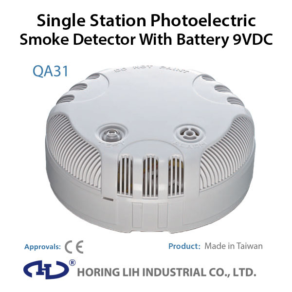 Smoke Detector with Battery 9 VDC สโม๊คใส่ถ่าน รูปที่ 1