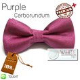 Purple Carborundum - หูกระต่าย ผ้าลายกากเพชร สีม่วง Premium Quality