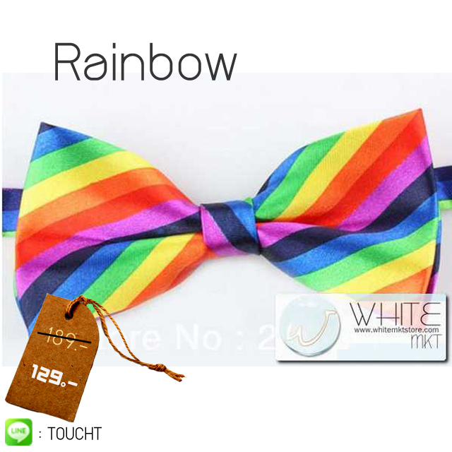 Rainbow - หูกระต่าย แฟชั่น สีรุ้งแนวเฉี่ยง รูปที่ 1