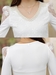 รูปย่อ เสื้อทำงานแฟชั่นเกาหลีตัดต่อผ้าลูกไม้สีขาว รูปที่6